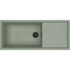 ELLECI - Mosogatótálca Sintesi 510 K82 Sage fekete tartozékokkal