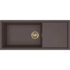 ELLECI - Mosogatótálca Sintesi 510 K87 Cocoa arany tartozékokkal