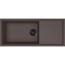 ELLECI - Mosogatótálca Sintesi 510 K87 Cocoa fekete tartozékokkal