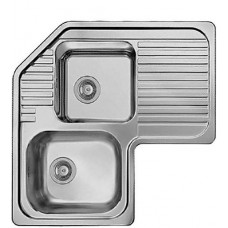 ELLECI - Mosogatótálca Sky CORNER SX Inox - bal oldali medencével