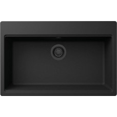 ELLECI - Mosogatótálca Time 130 G40 Nero fekete tartozékokkal