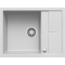 ELLECI - Mosogatótálca Unico 125 AUTOMATA G68 Bianco - Kifutó termék!