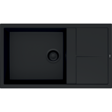 ELLECI - Mosogatótálca Unico 410 K86 Black fekete tartozékokkal