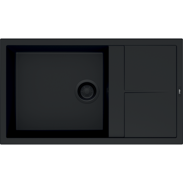 ELLECI - Mosogatótálca Unico 410 K86 Black fekete tartozékokkal ELLECI - Mosogatótálca Unico 410 K86 Black fekete tartozékokkal