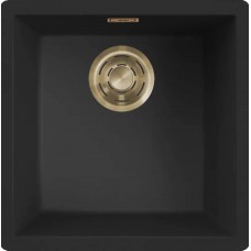 ELLECI - Mosogatótálca Zen 102 K86 Black arany tartozékokkal