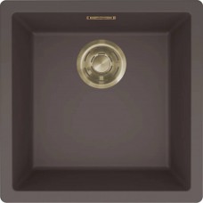 ELLECI - Mosogatótálca Zen 102 K87 Cocoa arany tartozékokkal