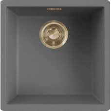 ELLECI - Mosogatótálca Zen 102 K99 Concrete arany tartozékokkal