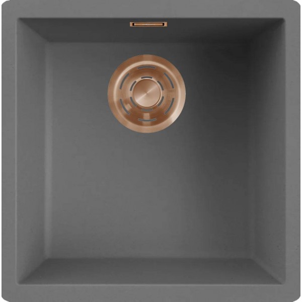 ELLECI - Mosogatótálca Zen 102 K99 Concrete bronz tartozékokkal ELLECI - Mosogatótálca Zen 102 K99 Concrete bronz tartozékokkal