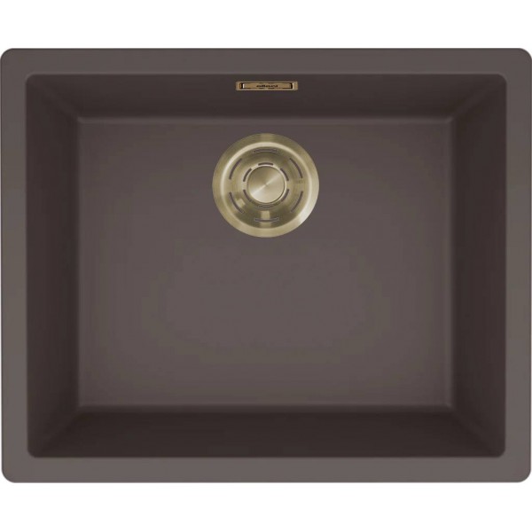 ELLECI - Mosogatótálca Zen 105 K87 Cocoa arany tartozékokkal ELLECI - Mosogatótálca Zen 105 K87 Cocoa arany tartozékokkal