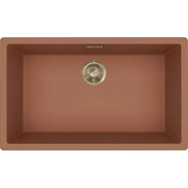 ELLECI - Mosogatótálca Zen 130 K83 Clay arany tartozékokkal ELLECI - Mosogatótálca Zen 130 K83 Clay arany tartozékokkal