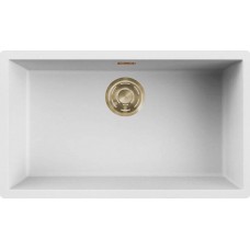 ELLECI - Mosogatótálca Zen 130 K96 White arany tartozékokkal