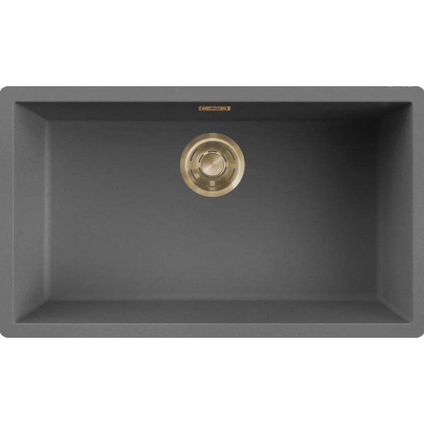 ELLECI - Mosogatótálca Zen 130 K99 Concrete arany tartozékokkal ELLECI - Mosogatótálca Zen 130 K99 Concrete arany tartozékokkal