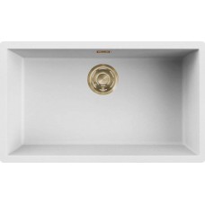 ELLECI - Mosogatótálca Zen-F 130 K96 White arany tartozékokkal