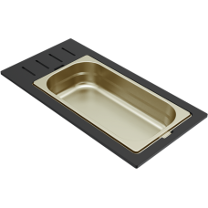 ELLECI - Tároló edény egyrészes gourmet 366 arany HPL kerettel