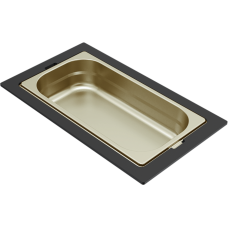 ELLECI - Tároló edény egyrészes gourmet 366 arany HPL kerettel