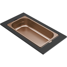 ELLECI - Tároló edény egyrészes gourmet 410 bronz HPL kerettel