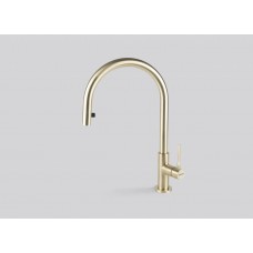 FALMEC - Csaptelep Trevi Round Szálcsiszolt halvány arany - Kiállított bemutató termék!