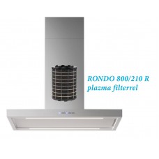 FALMEC - Páraelszívó PLANE PLUS SZIGET 90 fehér + plazma filter  RONDO 800/210 R