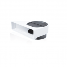 Gonal TP-1025 átalakító 90° légelzáróval, NA125 - 55x220