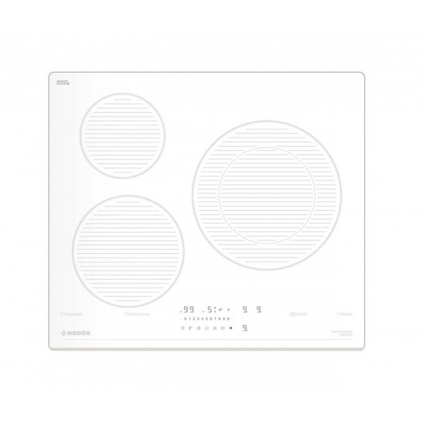 NODOR - Beépíthető indukciós főzőlap NorCoock IH-N6286 SW fehér Hob to Hood NODOR - Beépíthető indukciós főzőlap NorCoock IH-N6286 SW fehér Hob to Hood