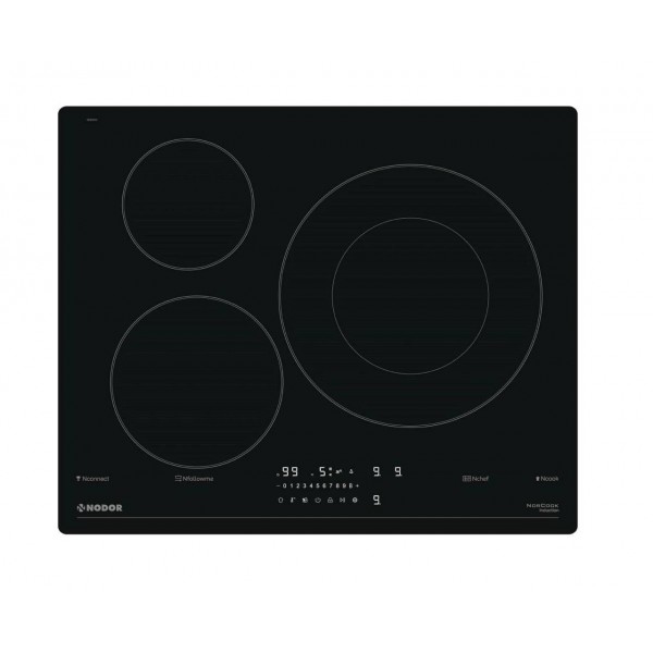 NODOR - Beépíthető indukciós főzőlap NorCoock IH-N6326 BK fekete Hob to Hood NODOR - Beépíthető indukciós főzőlap NorCoock IH-N6326 BK fekete Hob to Hood