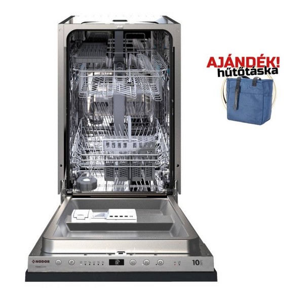 Beépíthető mosogatógép - NODOR - Beépíthető mosogatógép NorCare DW-4611 I SL + Ajándék Hűtőtáska Beépíthető mosogatógép - NODOR - Beépíthető mosogatógép NorCare DW-4611 I SL + Ajándék Hűtőtáska