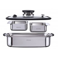 NODOR - Edényszett STEAMCHEF főző és pároló készlet