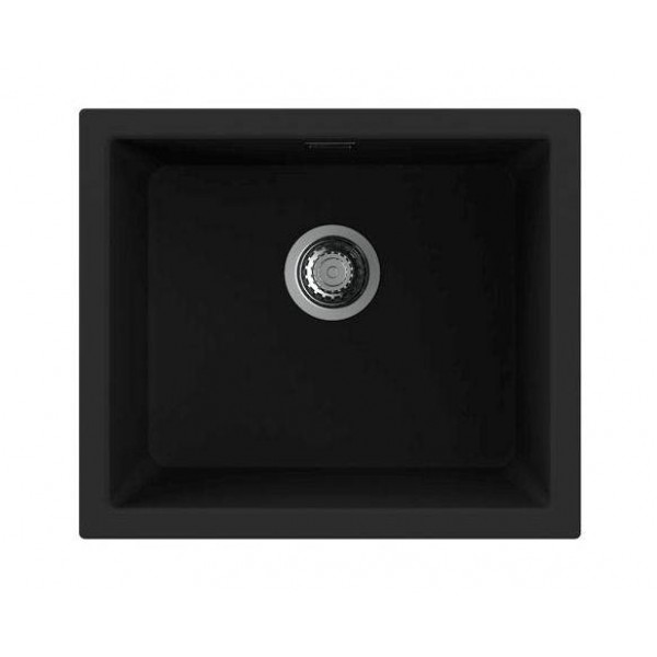 NODOR - Gránit mosogatótálca NorGranite 45.40 1B BK fekete NODOR - Gránit mosogatótálca NorGranite 45.40 1B BK fekete