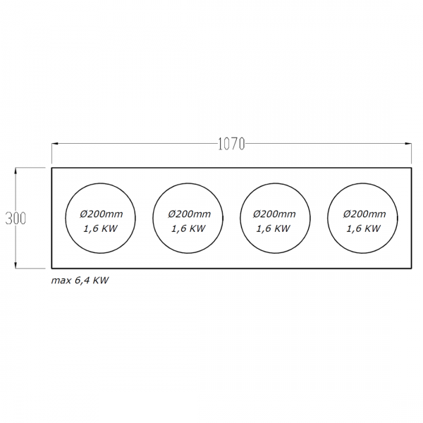 SIRIUS - Beépíthető indukciós főzőzóna S-H7 SLIM 4 SIRIUS - Beépíthető indukciós főzőzóna S-H7 SLIM 4