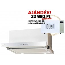 Cata - Páraelszívó TFH-7600 X inox + AJÁNDÉK Cata MW-5120 DG green mikrohullámú sütő