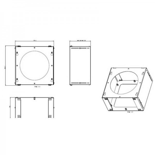 ELICA - Kiegészítő tartókonzol sziget elszívóhoz ELICA - Kiegészítő tartókonzol sziget elszívóhoz