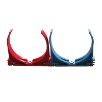 Aerauliqa KCLFLB 75/63 piros színű csőrögzítő