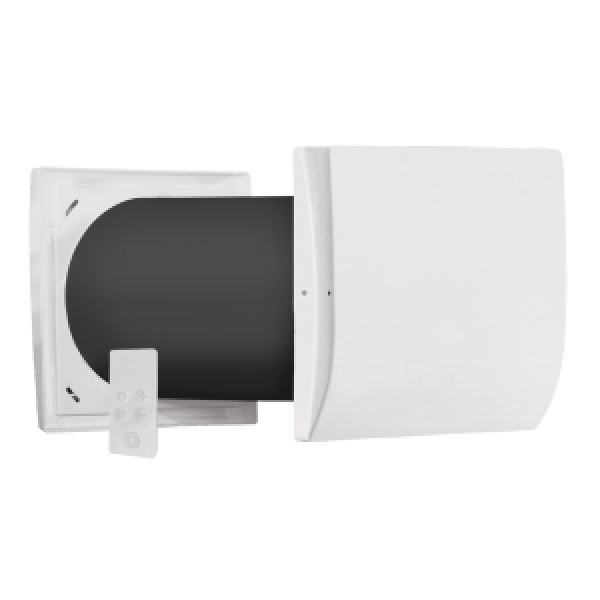 AERAULIQA Pulsar-150 Pro ISO egyhelyiséges hővisszanyerős szellőztető, páraérzékelővel, távirányítóval, kültéri hangcsillapító elemmel AERAULIQA Pulsar-150 Pro ISO egyhelyiséges hővisszanyerős szellőztető, páraérzékelővel, távirányítóval, kültéri hangcsillapító elemmel