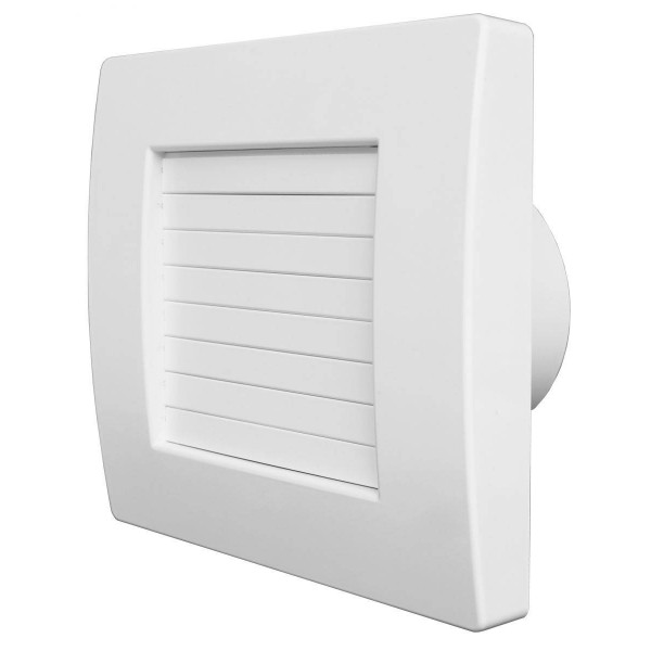 Aerauliqa QA-150HT BB ventilátor automata előlapzárással, utószellőztető és páraérzékelő funkcióval Aerauliqa QA-150HT BB ventilátor automata előlapzárással, utószellőztető és páraérzékelő funkcióval