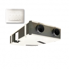 Aerauliqa QR-120P központi hővisszanyerős szellőztető, vezérléssel